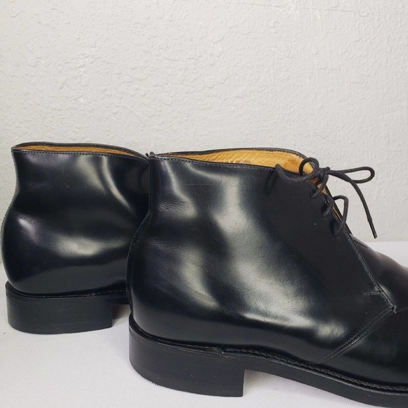 Charles Tyrwhitt Made In England Black Leather Lace Up Ankle Boots Mens Sz 6.5UK main image 13